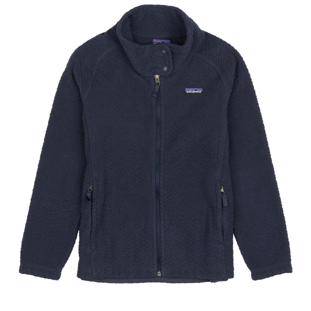 Patagonia Navy Blue/Gray Women's fleece Jacket